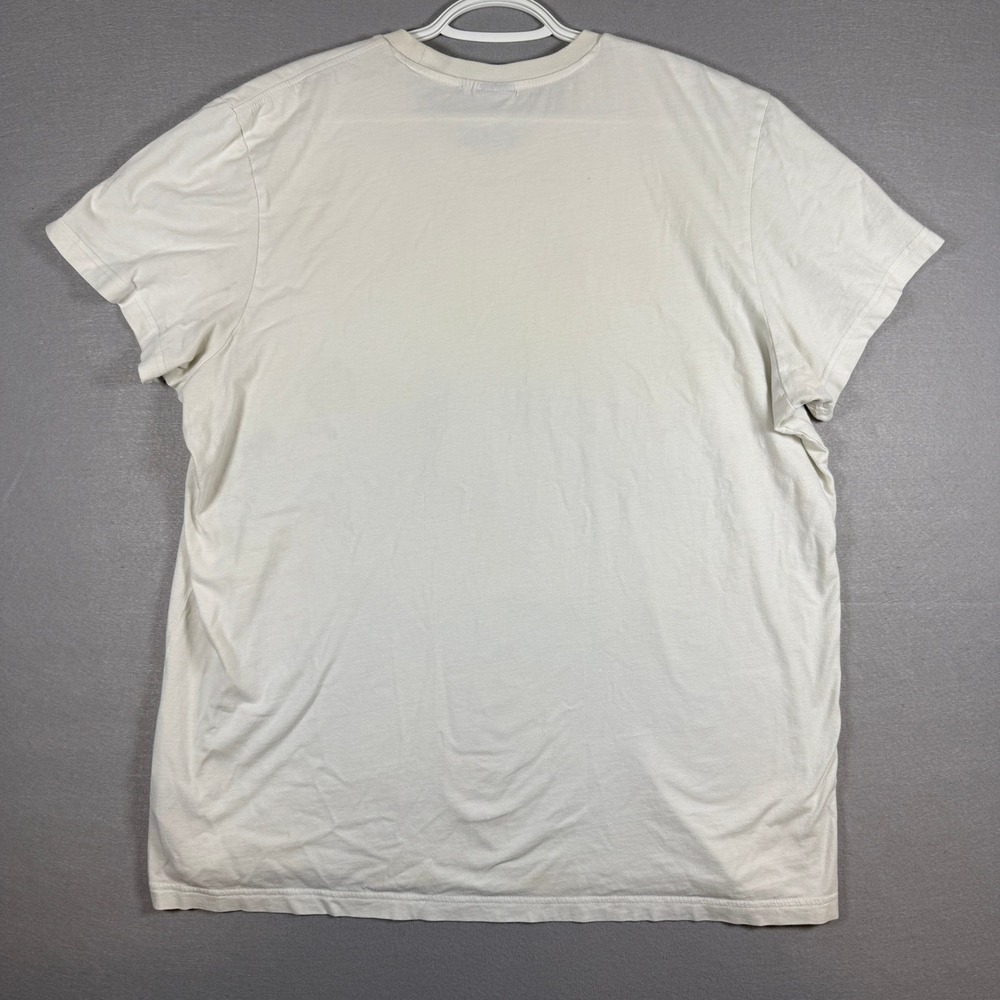 Adidas Originals Mens L Graphic Tee White Bird Floral Mirror Print Streetwear - Picture 9 of 11